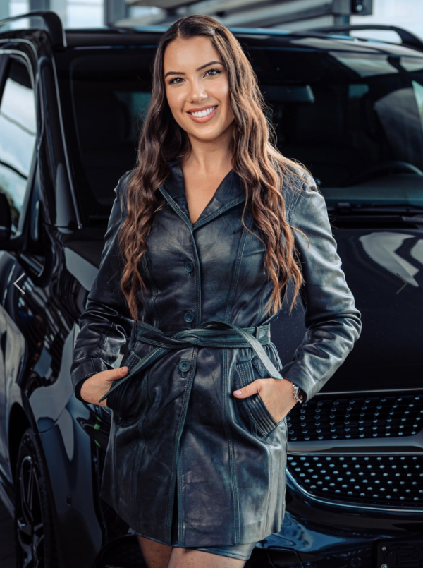 Alice Leather Coat - Image 4